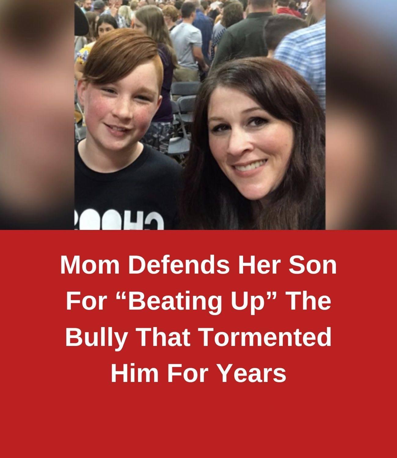 Mom Defends Son After He Gets Suspended For Punching Bully Internet Rallies Behind Her